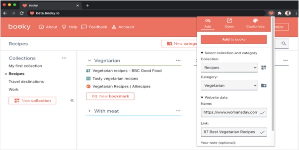 Booky Chrome Extension