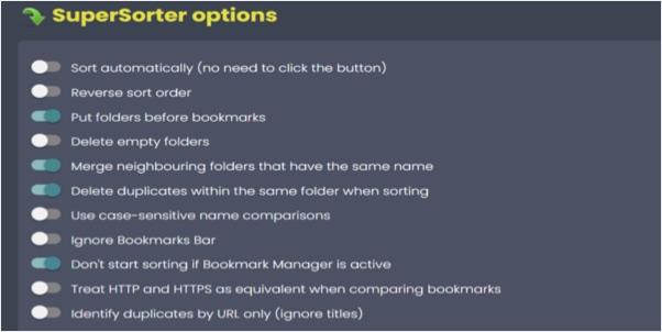 SuperSorter Chrome Extension