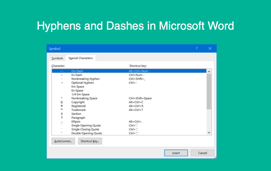 How To Use Proper Hyphens And Dashes In Word Webnots