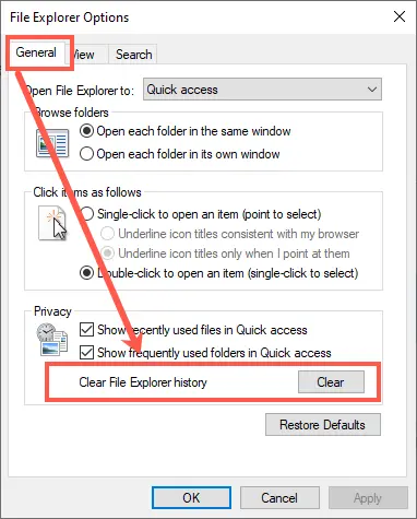 file explorer will not open in windows 10