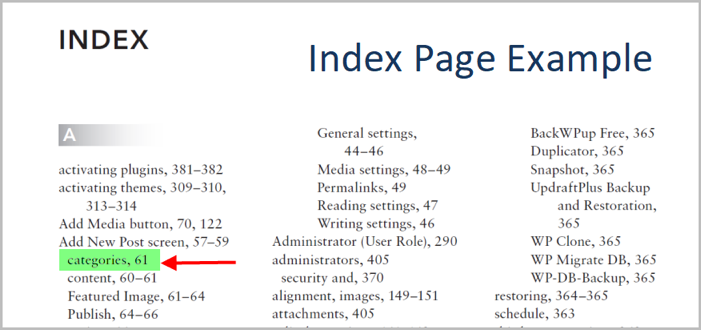 Index Example