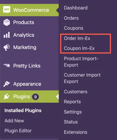 Export WooCommerce Orders