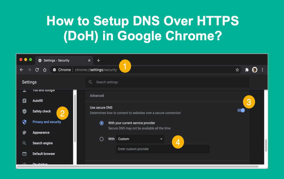 How to Setup DNS over HTTPS in Google Chrome? – WebNots