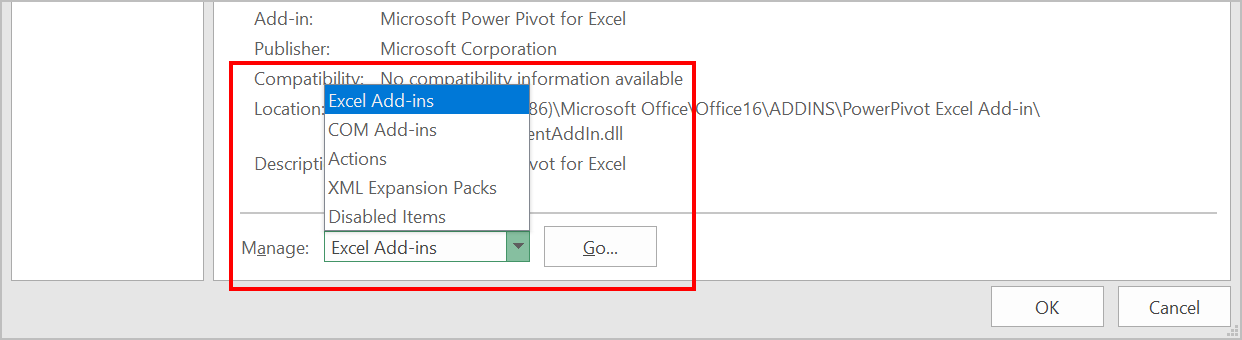 View Add-ins in Excel