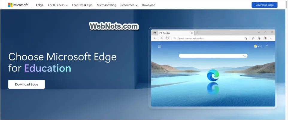 Descarga Edge para Mac desde el sitio de Microsoft