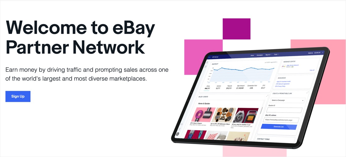 eBay Partner Network Program