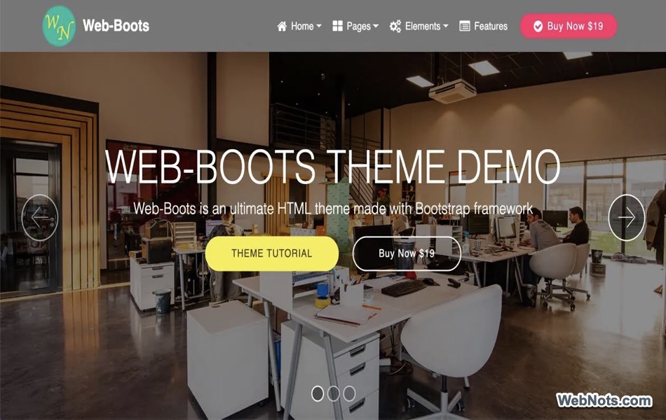 Download Web-Boots Theme for Free