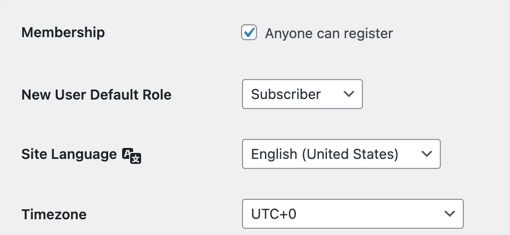 Enable Registration in WordPress