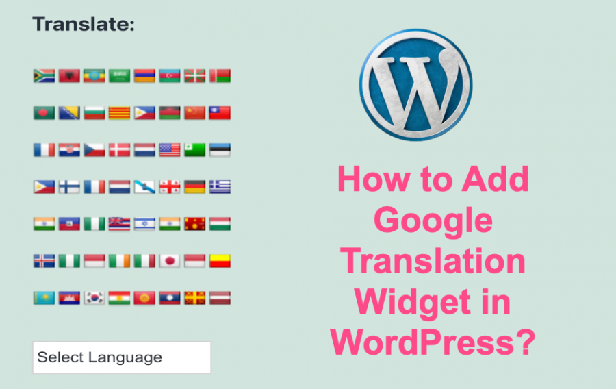 How to Add Google Translation Widget in WordPress??