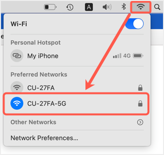 Mac Network Preferences