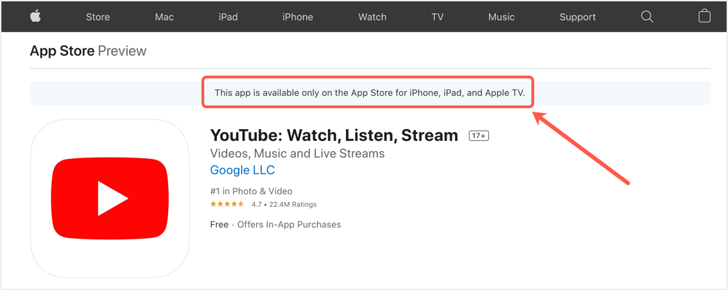 Youtube tv best sale mac app