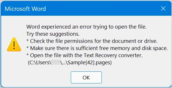 File Permission Error