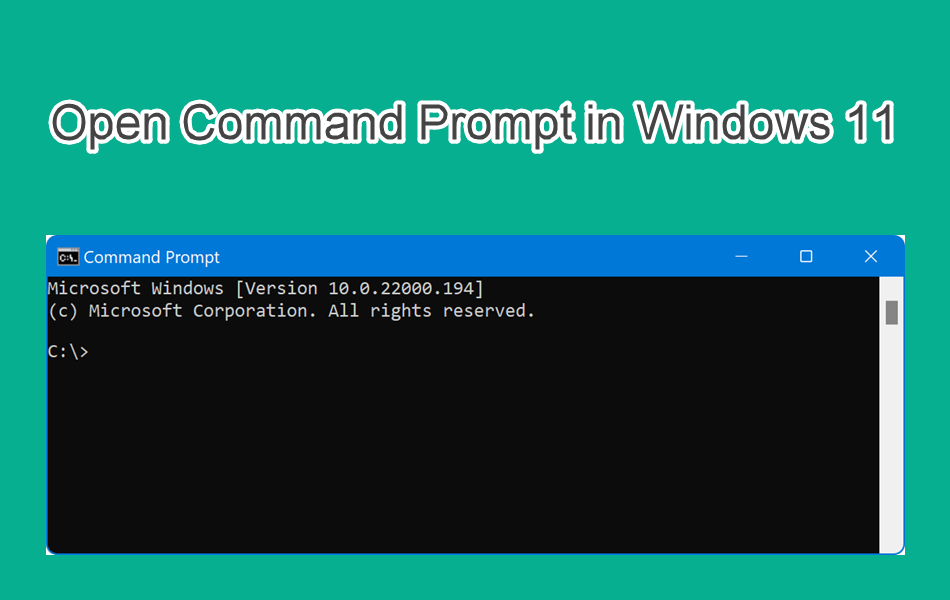 cmd commands not recognized windows 11