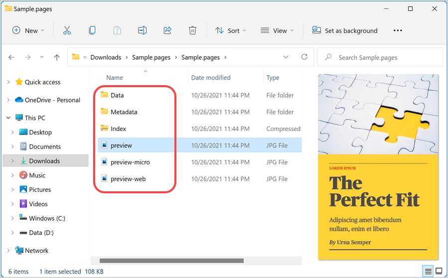 Pages File Downloaded from iCloud