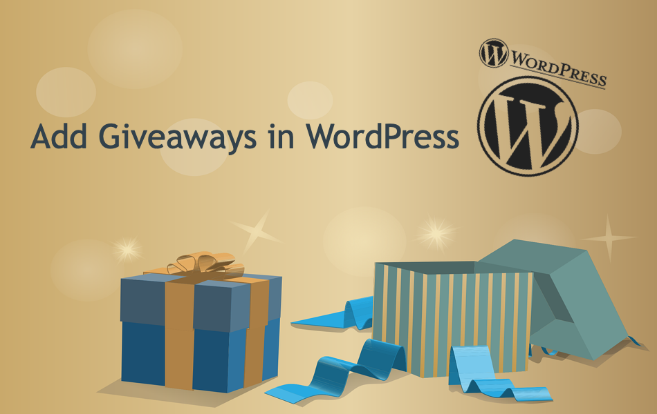 Add Giveaways in WordPress
