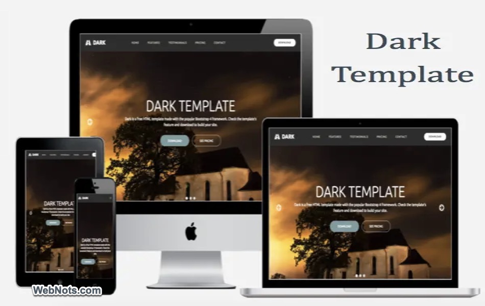 Download Dark Template
