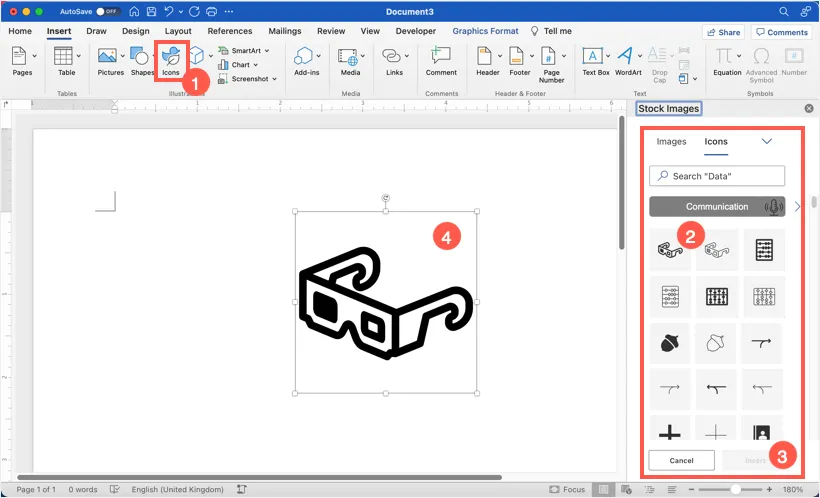 microsoft word 2022 clip art