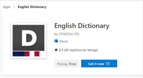 English Dictionary