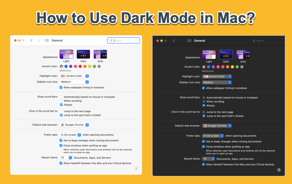 How to Use Dark Mode in Mac?
