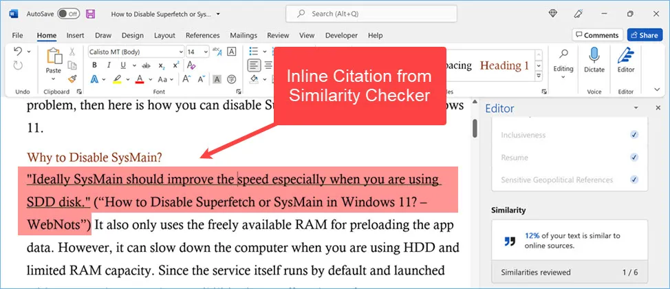 Inline Citation Inserted