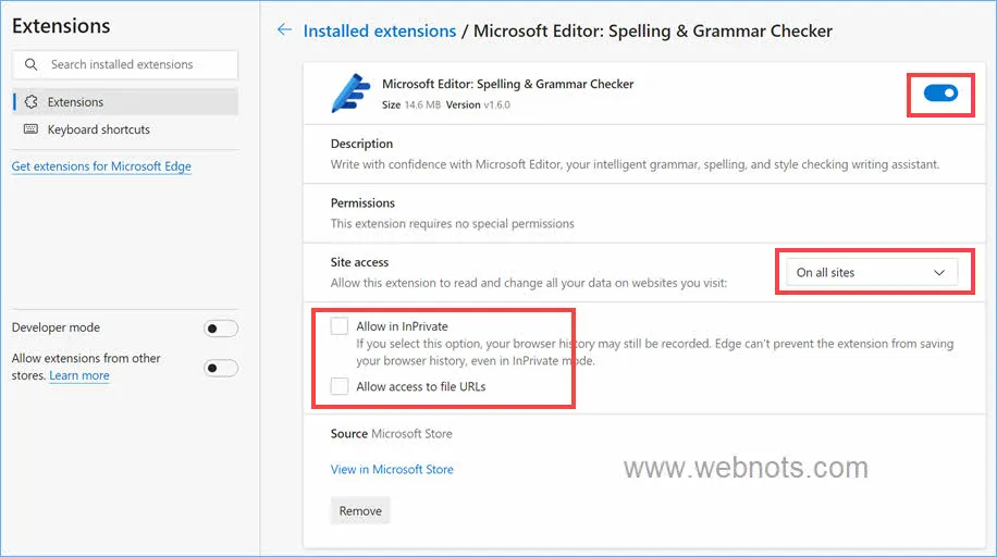 How To Enable Grammar And Spelling Checker Editor In Microsoft Edge Webnots