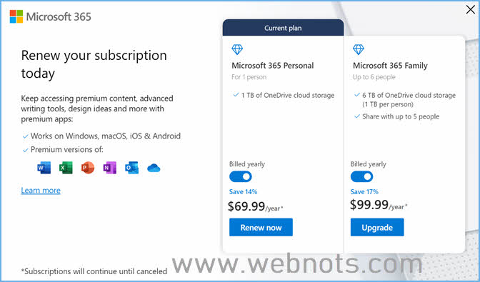 Learn How to Create a New Microsoft 365 Subscription or Renew an Existing  Subscription - BDRSuite