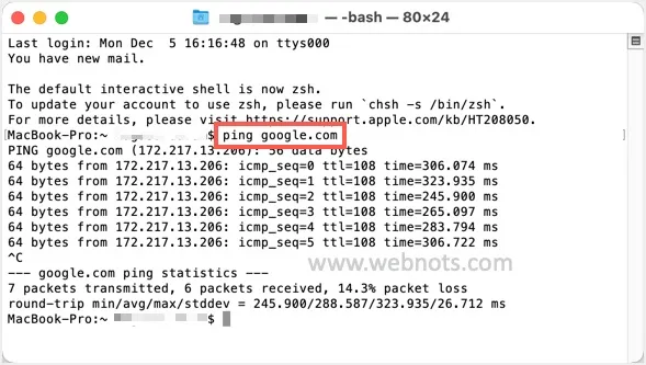 How to Ping a Website or IP Using Ping Command? – WebNots