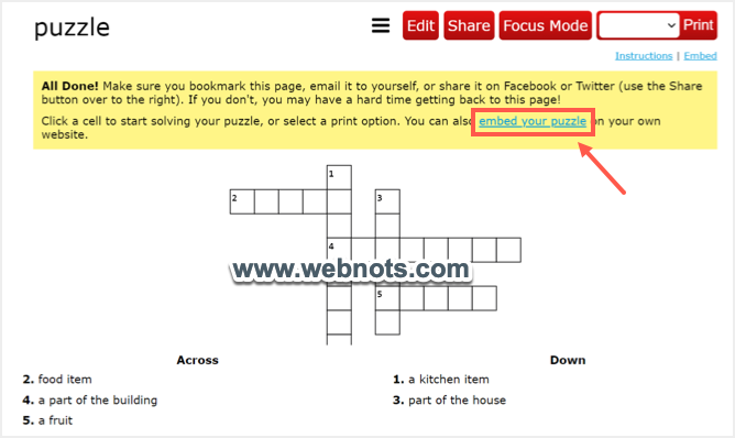 How to Create a Crossword Puzzle for Your Website? WebNots