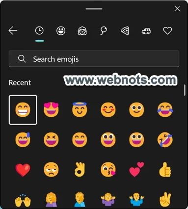 How to Use and Customize Emoji Keyboard in Windows 11? – WebNots