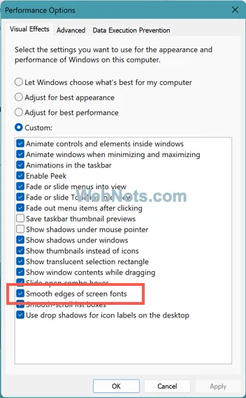 How to Enable or Disable Font Smoothing in Windows 11? – WebNots