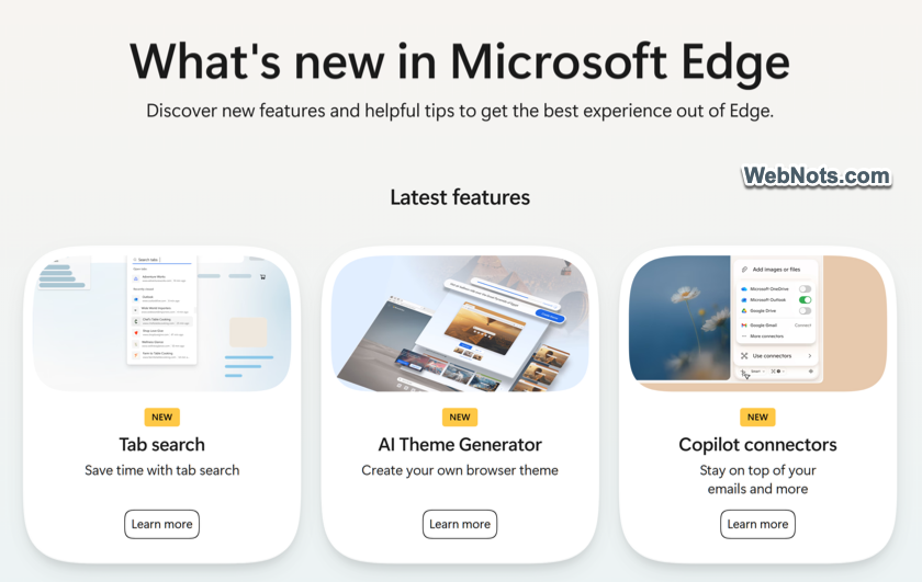 Microsoft Edge Features