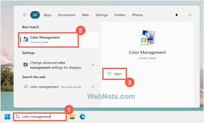 How to Install and Change Color Profiles in Windows 11? – WebNots