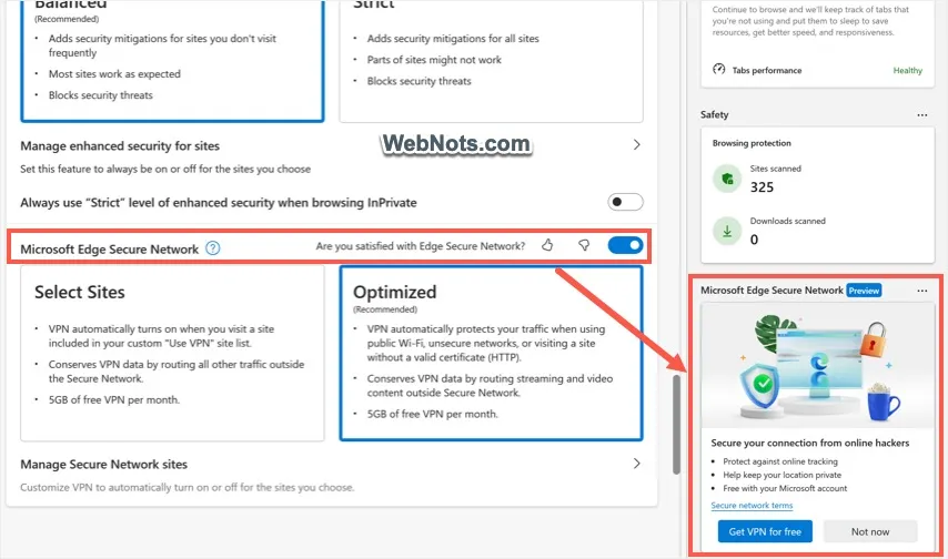 How To Use Free Vpn In Microsoft Edge Browser Webnots