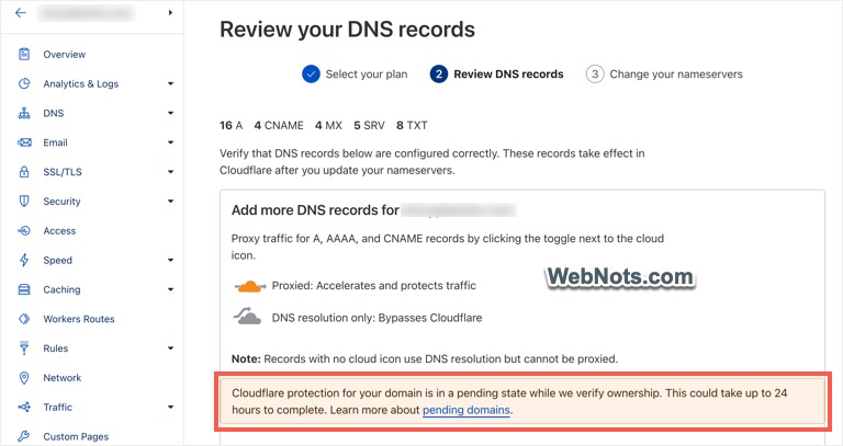 Cloudflare DNS Setup