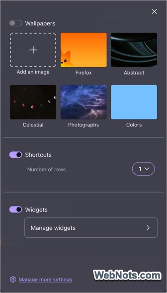 Customize Firefox