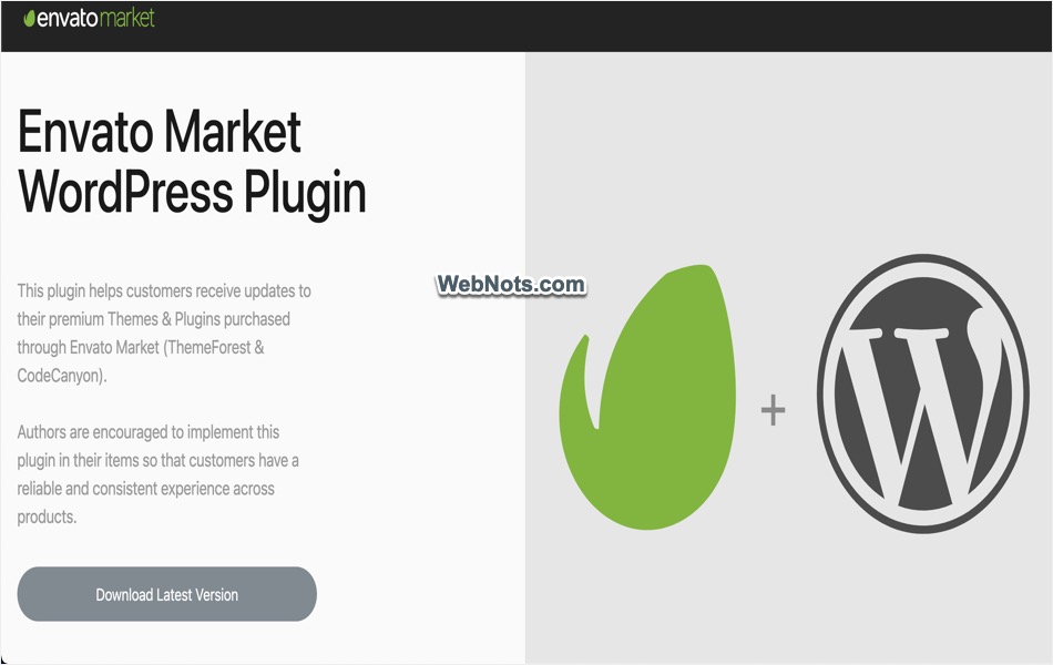 Download Envato Market Plugin