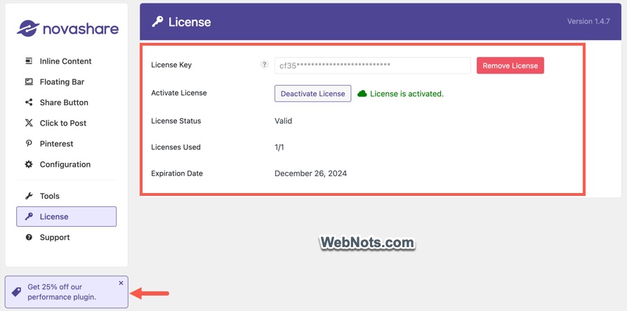 License Successfully Activated