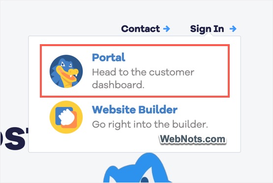 Login to HostGator Custom Portal