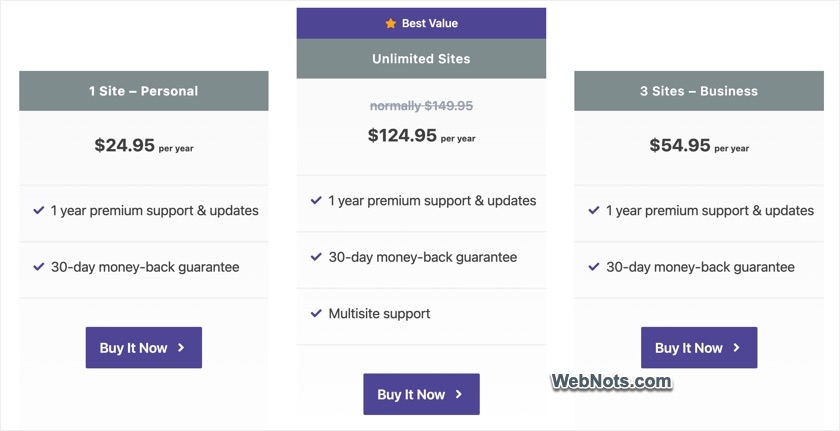 Novashare Pricing Plans