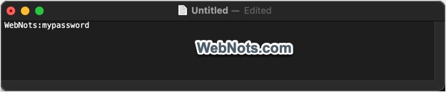 Enter Username and Password