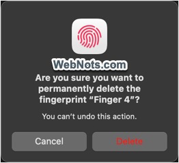 Confirm Deleting Action