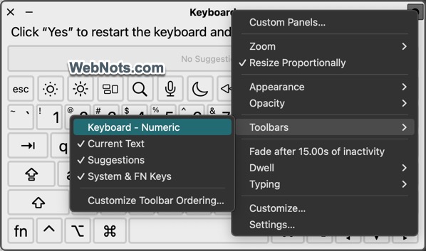 Enable Custom Panel Toolbar