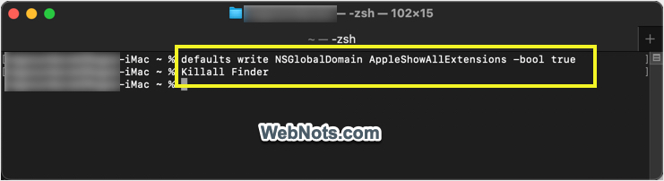 Show All Extensions from Terminal