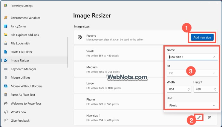 Add New Image Size