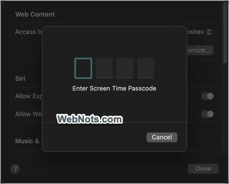 clearing history safari mac Enter Passcode