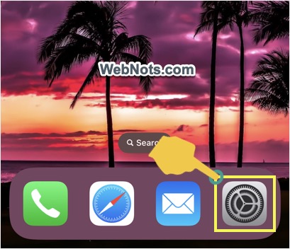 Open Settings App