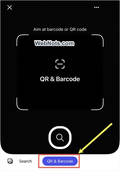 Scan QR Code in Edge Mobile