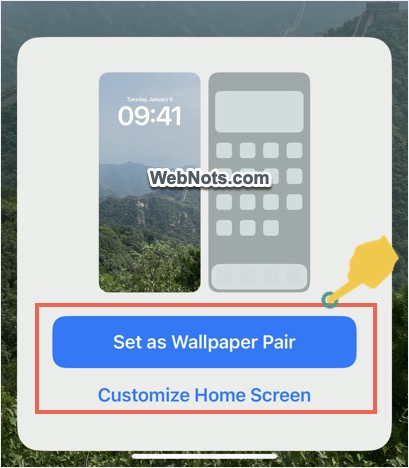 Set Wallpaper Pair