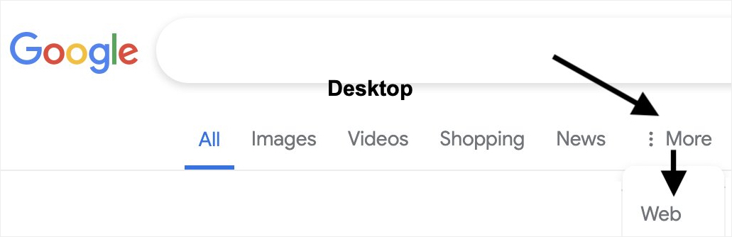 Web Filter on Desktop