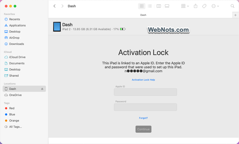 Fix Activation Lock By Logging In